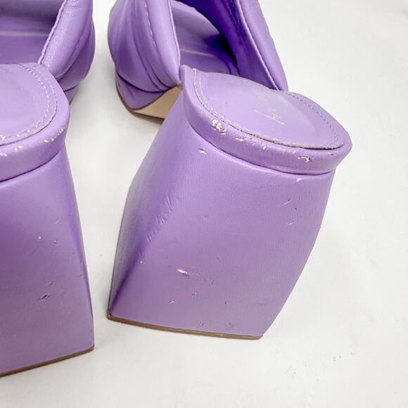 NEW Circus by Sam Edelman Marlie Purple Puffy Platform Mule Size 6.5 MSRP $79 - Picture 7 of 10